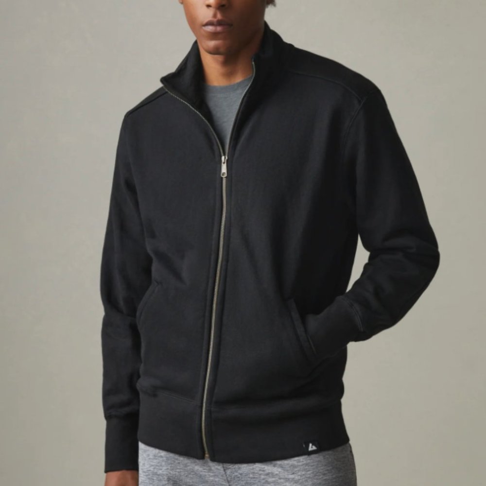 American Giant Moto Full Zip - Mens Size M - Black